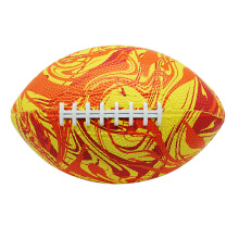 Bola de futebol americano de borracha de logotipo personalizado